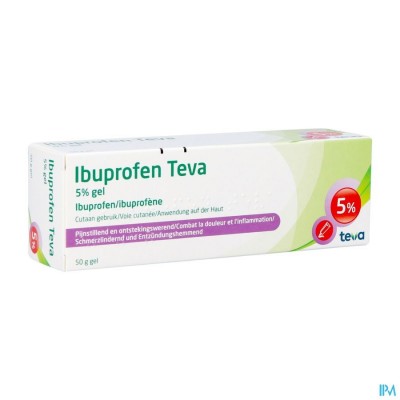 Ibuprofen Teva Gel Tube 50g