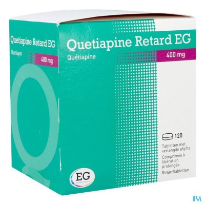 Quetiapine Retard EG 400Mg Verl.Afg.Tabl 120X400Mg