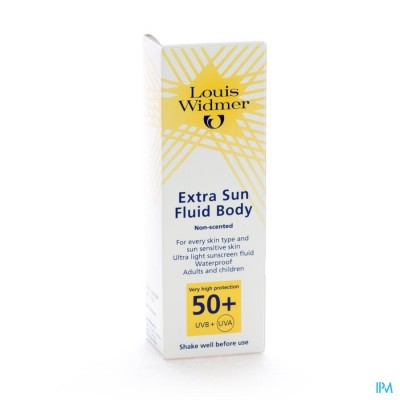 Widmer Sun Extra Fluid Body 50+ N/parf Tube 100ml