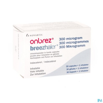 Onbrez Breezhaler 300 Mcg Inhal Poeder Caps 30