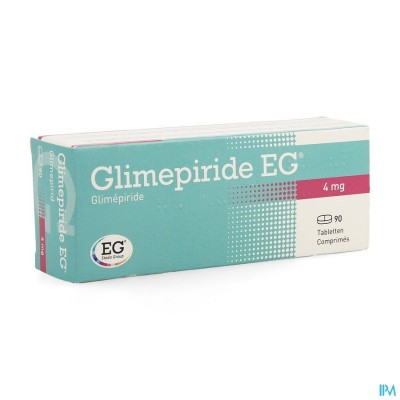 Glimepiride EG 4Mg Tabl 90