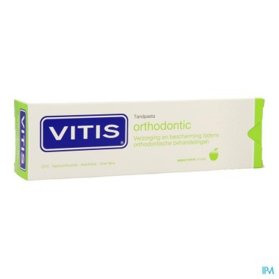 Vitis Orthodontic Tandpasta met 0,05% Cetylpyridinium Chloride (CPC) 75ml 32046