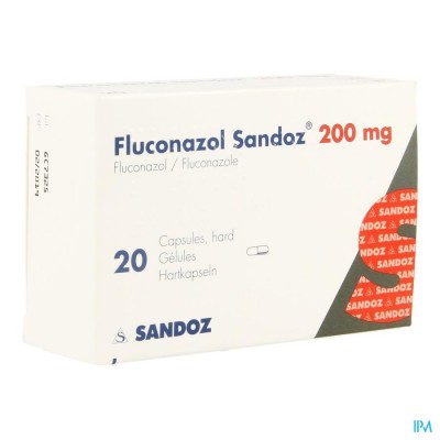 Fluconazole Sandoz 200mg Pi Pharma Caps 20 Pip