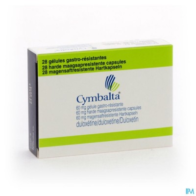 Cymbalta 60mg Maagsapresist. Caps 28 X 60mg