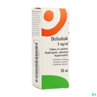 Dicloabak 1mg/ml Collyre En Sol 10ml 0,1%