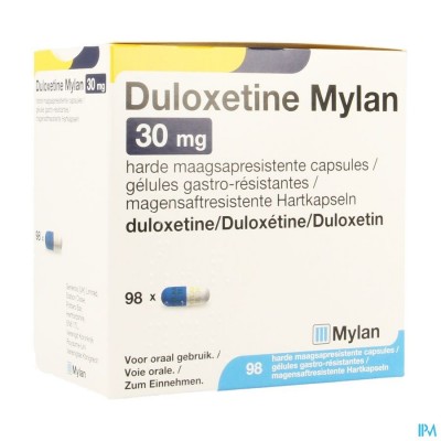 Duloxetine Mylan Maagsapresist Caps 98x30mg