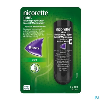 Nicorette Mint Mondspray 1x150 Sprays 1mg/spray