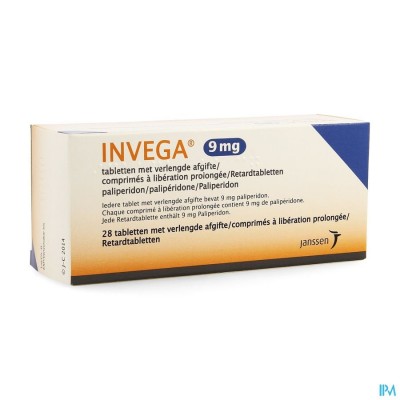 Invega Tabl Retard 28 X 9mg