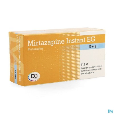 Mirtazapine EG Instant 15 Mg Orodisp Tabl  60