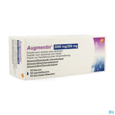 Levmentin 2 000 mg - 200 mg inf. opl. (pdr.) i.v. flac. 10 (2000 mg - 200 mg)