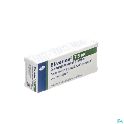 Elvorine 7,5mg Comp 10x7,5mg