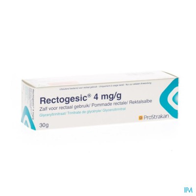 RECTOGESIC 4 MG POMMADE RECTALE 30 G