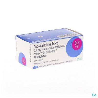 Moxonidine Teva Comp 100 X 0,2mg
