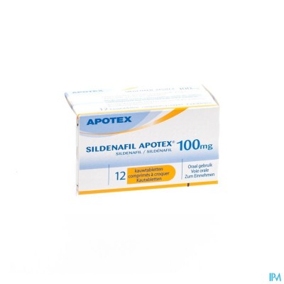 Sildenafil 100mg Ab Kauwtabl 12x100mg