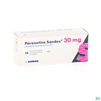 Paroxetine 30mg Sandoz Comp 28 X 30mg