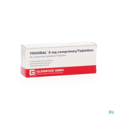 Yocoral 5mg Glenwood Tabl 50