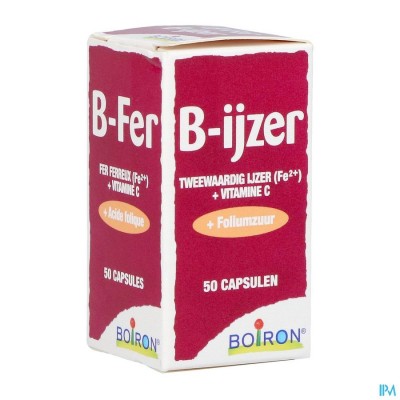 B-ijzer Nutridoses Caps 50 Boiron