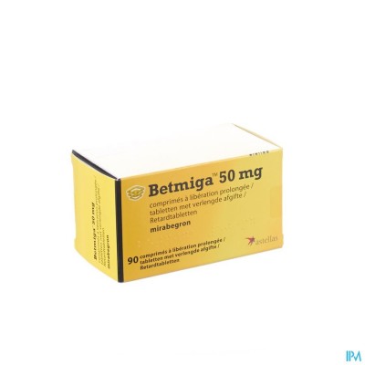 Betmiga Tabl 90 X 50mg