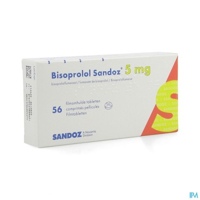 Bisoprolol Sandoz 5mg Tabl 56 X 5mg