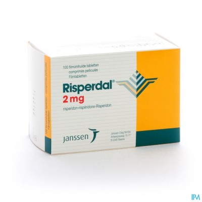 Risperdal Comp Pell 100 X 2mg