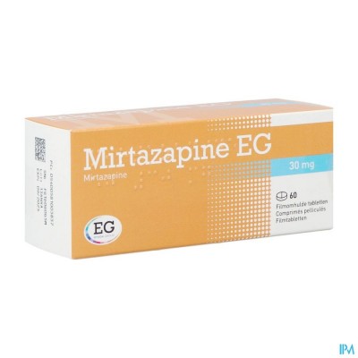 Mirtazapine EG 30Mg Tabl Pell  60X30Mg