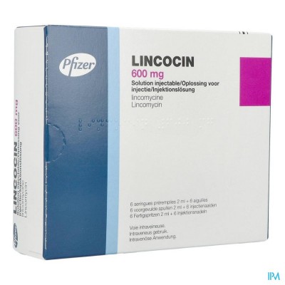 Lincocin Amp Ser Inj 6 X 600mg/2ml