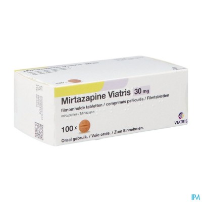 Mirtazapine Viatris 30mg Filmomh Tabl 100