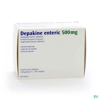 Depakine Drag Enteric 100 X 500mg