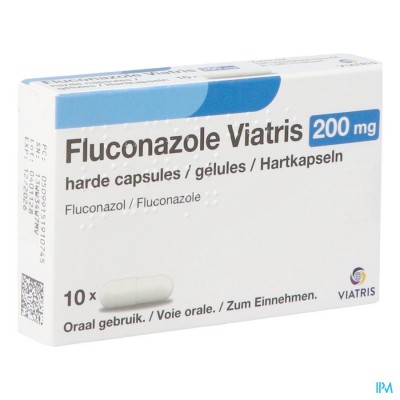 Fluconazole Viatris 200mg Caps 10