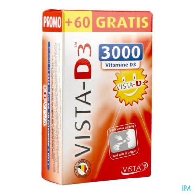 Vista D3 3000 Promo Smelttabl 120 + 60 Gratis