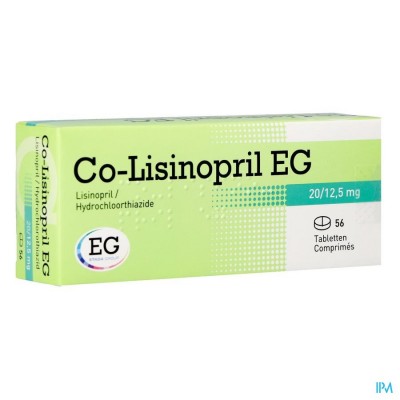 Co Lisinopril EG 20/12,5 Mg Tabl 56