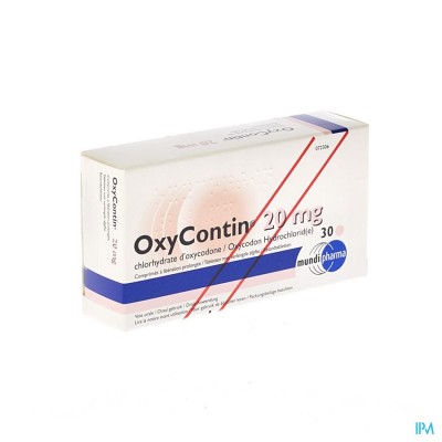 Oxycontin Tabl 30 X 20mg