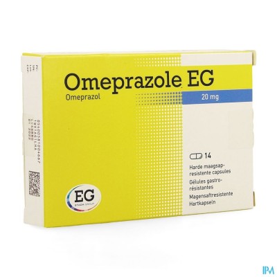 Omeprazole EG 20Mg Caps Maagsapresist Blis 14X20Mg