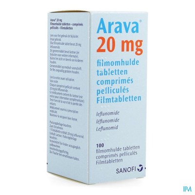 Arava 20mg Pi Pharma Filmomh Tabl 100x20mg Pip