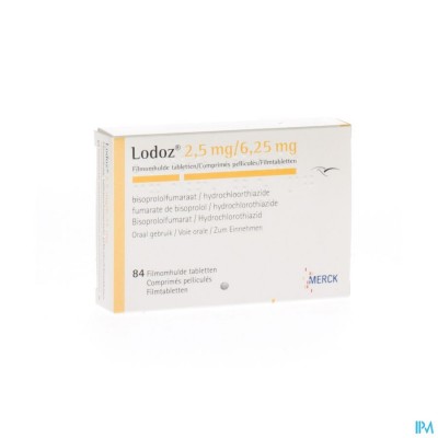 Lodoz 2,5mg/6,25mg Tabl 84