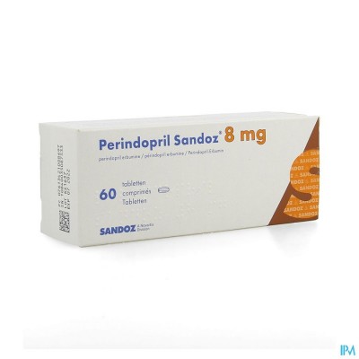 Perindopril Sandoz 8mg Sandoz Comp 60 X 8mg