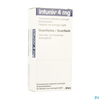 Intuniv 4mg Verlengde Afgifte Comp 28 X 4mg