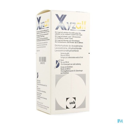 Xyzall 0,5mg/ml siroop opl. (200ml)