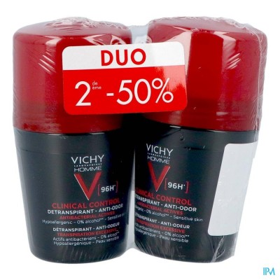 Vichy Deo M Roll 96h Clinical Ctrl Duo 50ml 2e-50%