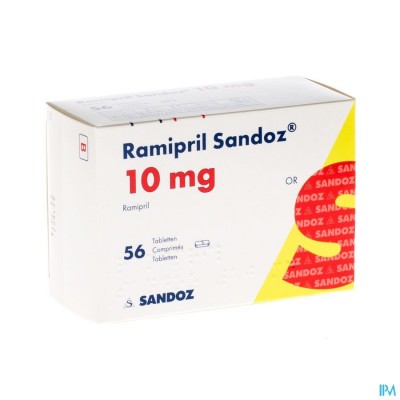 Ramipril Sandoz 10,0mg Tabl 56 X 10,0mg