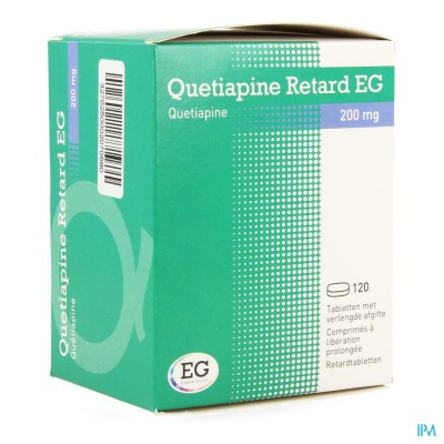 Quetiapine Retard EG 200Mg Verl.Afg.Tabl 120X200Mg