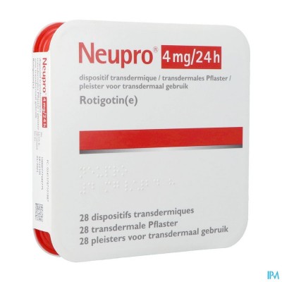 Neupro 4mg/24u transderm. pleister (28)