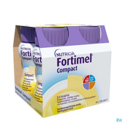 FORTIMEL COMPACT VANILLE 4X125ML