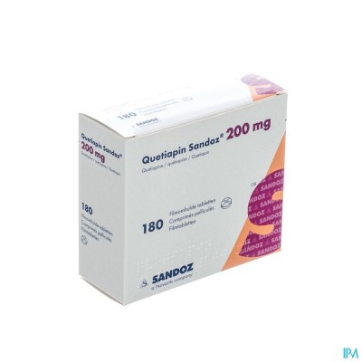 Quetiapin Sandoz Filmomh Tabl 180 X 200mg