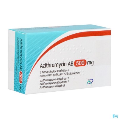 Azithromycin Ab 500mg Filmomh Tabl 6 X 500mg