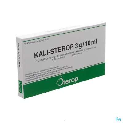 Kali Sterop 3,0g/10ml Amp Inj 10