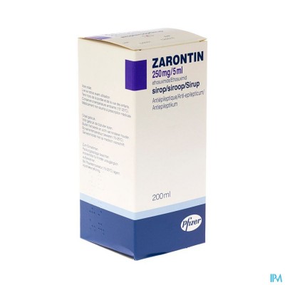 Zarontin 250mg/5ml Siroop 200ml