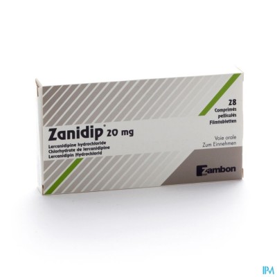 Zanidip Comp 28 X 20mg