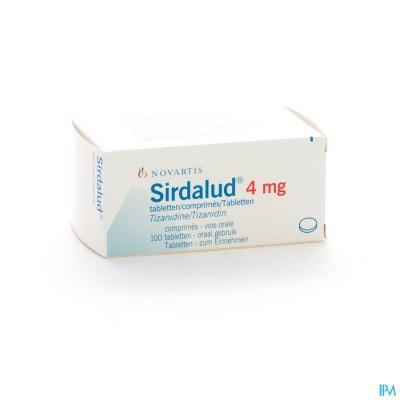 Sirdalud Comp 100 X 4mg