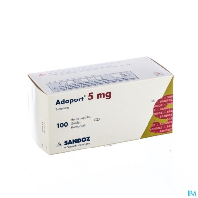 Adoport Sandoz 5,0mg Caps Harde 100 X 5,0mg